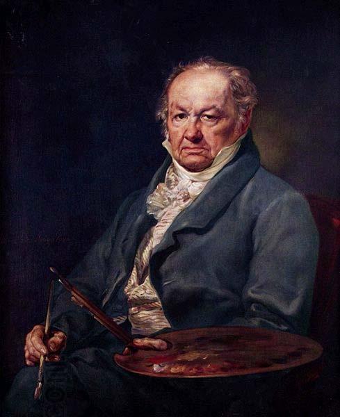 Vicente Lopez y Portana Portrat des Francisco de Goya oil painting picture